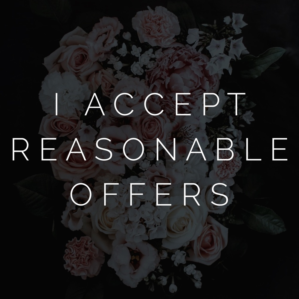 Reasonable offers welcome!